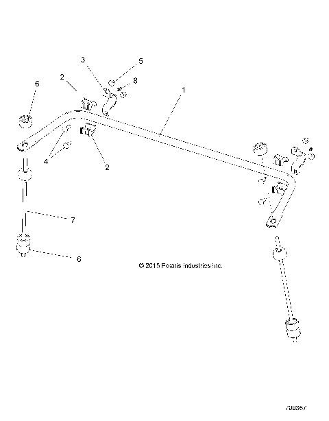 SUSPENSION, REAR STABILIZER BAR - R16RTED1F1 (700367)