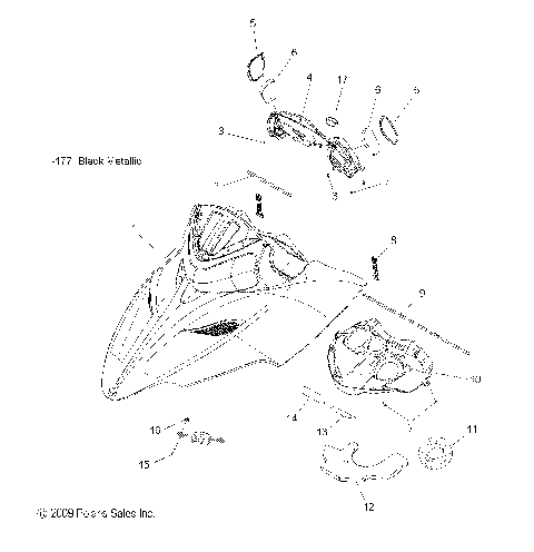 BODY, HOOD ASM. - S10PM7JSA (49SNOWHOOD10700RMK)
