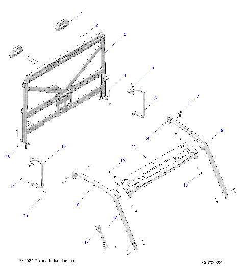 CHASSIS, CAB FRAME - R21TAA99A1/A7/B1/B7 (C0702922)