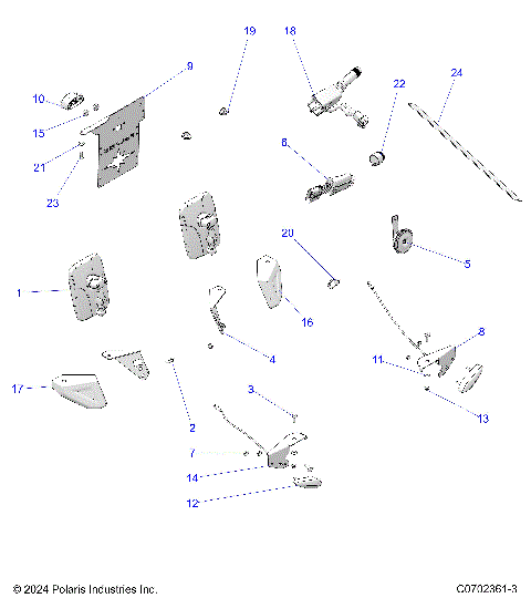 ELECTRICAL COMPONENTS, AND MIRRORS - G25GAB99 (C0702361-1)