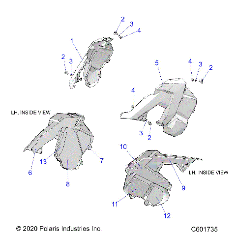 BODY, SIDE PANELS - S21EHK8RC ALL OPTIONS (C601735)