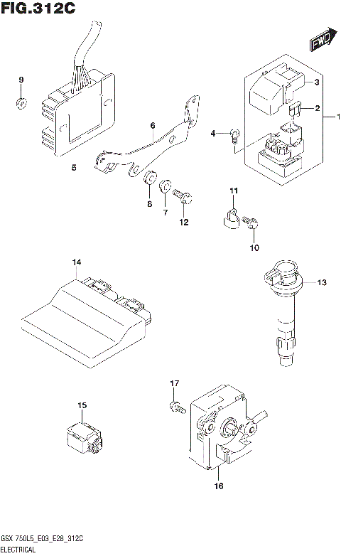ELECTRICAL (GSX-R750L5 E33)