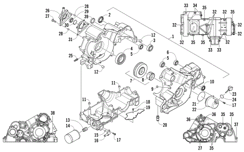 CRANKCASE ASSEMBLY
