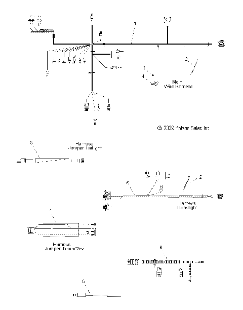 ELECTRICAL, WIRING HARNESSES - S10PB5BSA/BSL/BEA (49SNOWHARNESS10550SHIFT)