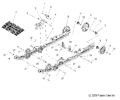 SUSPENSION, REAR - S09PR7FS/FE (49SNOWSUSPRR09TRBOSB)