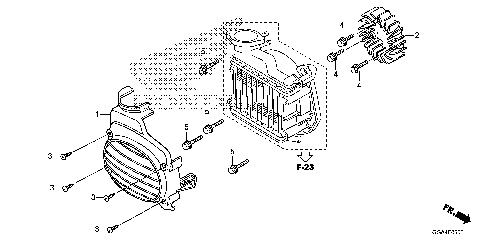 COOLING FAN@RADIATOR