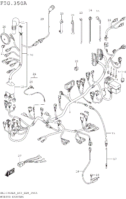 WIRING HARNESS (DL1000AL5 E03)