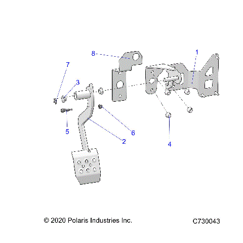 BRAKES, PEDAL - R21TAE99JA (C720043)