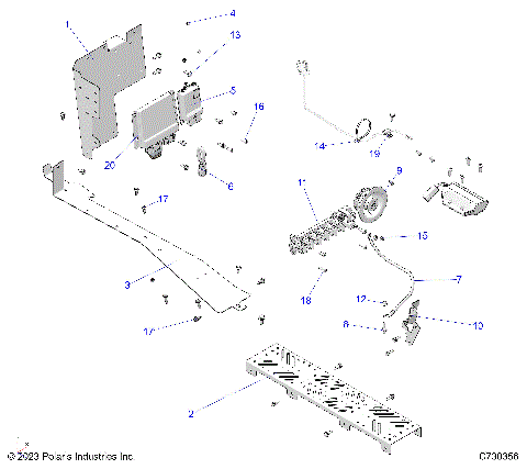 ELECTRICAL, WIRE HARNESS, COMPONENTS - R23E3GC4BD/B9 (C730356)