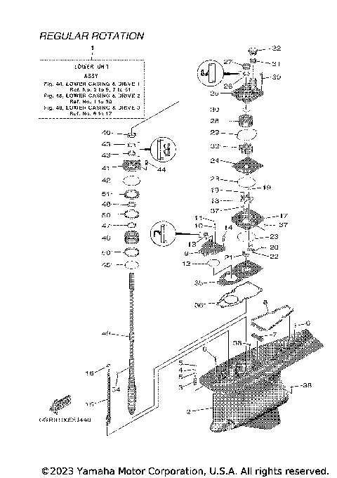LOWER CASING DRIVE 1