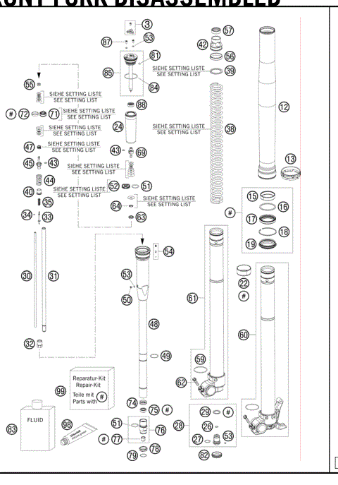 FRONT FORKDISASSEMBLED  Page 6
