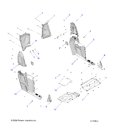 BODY, REAR FLOOR and ROCKERS - R22M4A57B1/EB5/EB9 (C733454)