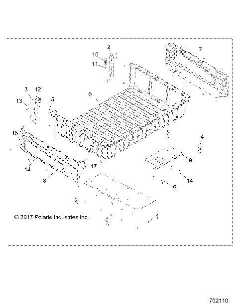 BODY, CARGO BOX - R18RTED1F1/SD1C1 (702110)