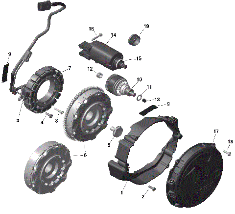 01- ROTAX - Magneto and Electric Starter