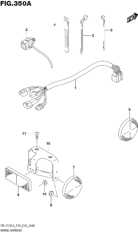 WIRING HARNESS (DR-Z125L6 E28)