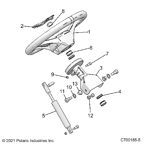 STEERING, WHEEL - Z22CHA57K2 (C700185-4)