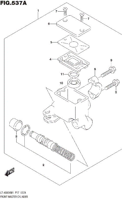 FRONT MASTER CYLINDER