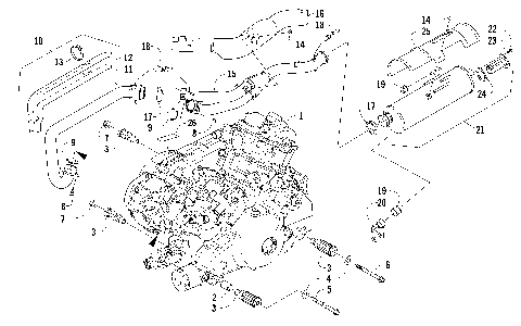 ENGINE AND EXHAUST [96256]