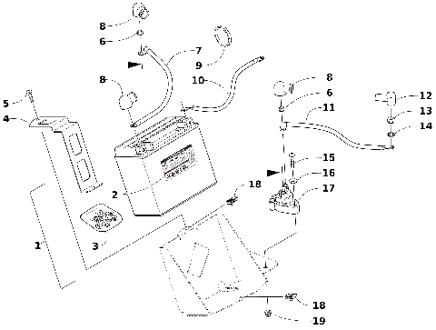 BATTERY AND TRAY ASSEMBLY [106170]