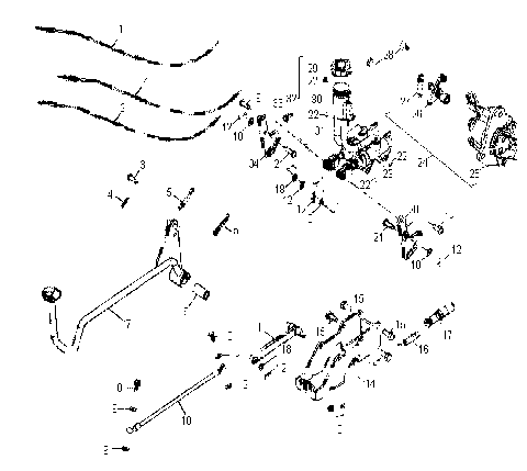 BRAKES, REAR - A10PB20EB (49ATVBRAKERR08PHXQD)