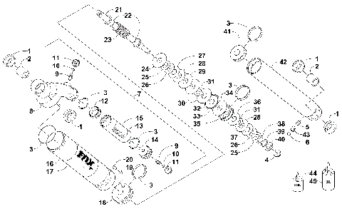 FRONT SUSPENSION SHOCK ABSORBER [95197]