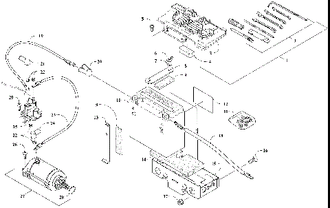 BATTERY AND STARTER ASSEMBLY [303049]
