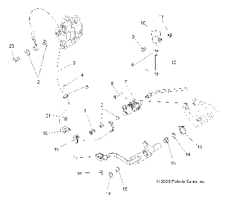 BRAKE, REAR - A07LB27AA/AC/LH27AA/AB/AC/AD/AL (49ATVBRAKEFOOT07HAWK)