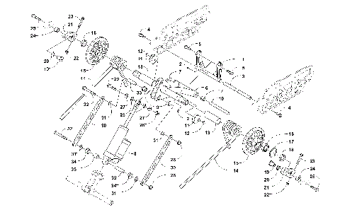 REAR SUSPENSION REAR ARM ASSEMBLY [99854]
