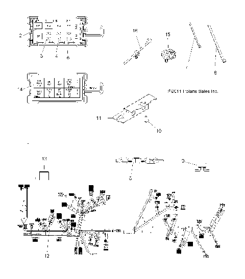 ELECTRICAL, HARNESS - A12DN8EAF/EAH/EAR/EAW (49ATVHARNESS12SPTRGEPS850)
