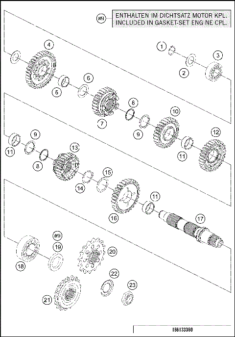 TRANSMISSION II - COUNTERSHAFT