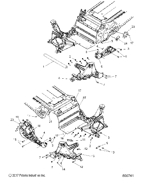 CHASSIS, BULKHEAD ASM. - S18EHM8PS/PEB ALL OPTIONS (600741)