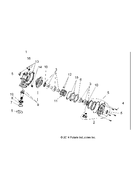 DRIVE TRAIN, FRONT GEARCASE - A16SET57C1/C7/SES57C1/C2/SBT57C1 [49RGRTRANSINTL1333393]