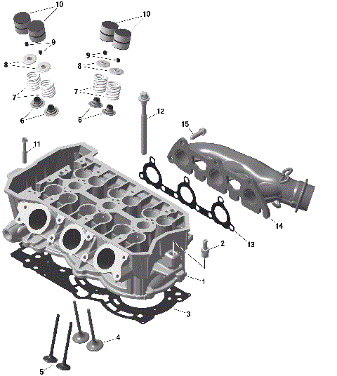 01- ROTAX - Cylinder Head