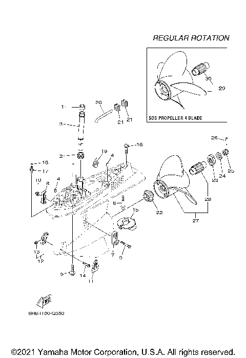 LOWER CASING DRIVE 2