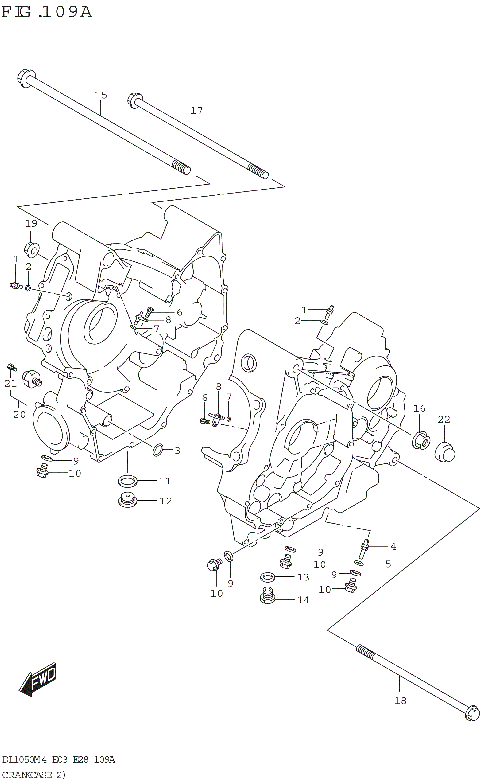 CRANKCASE (2) (DL1050RR)