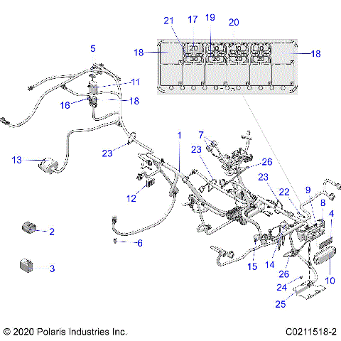 ELECTRICAL, HARNESS - A23SVE95PK (C0211518-2)