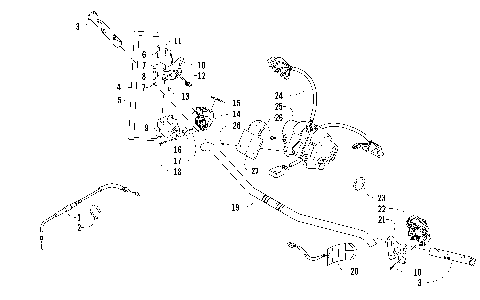 HANDLEBAR AND CONTROLS [88615]