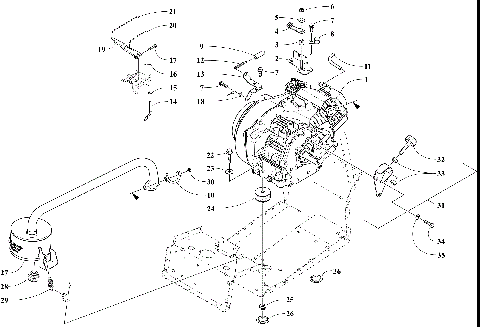 ENGINE, EXHAUST, AND RELATED PARTS [106083]