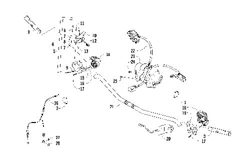 HANDLEBAR AND CONTROLS [91121]