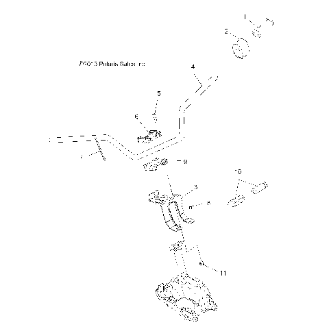 STEERING, HANDLEBAR and CONTROLS - A14MN50EM/EA (49ATVHANDLEBAR14SP500TR)