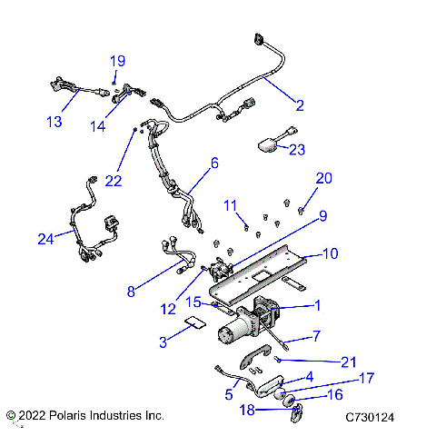 BODY, WINCH - R22MAS57CK/EK (C730124)