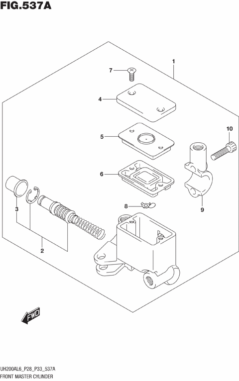 FRONT MASTER CYLINDER