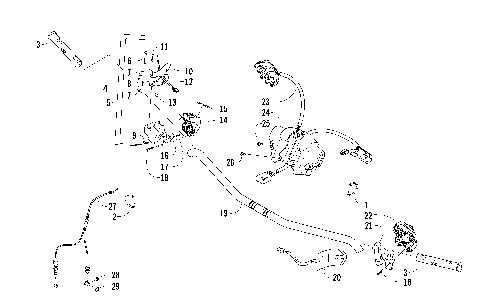 HANDLEBAR AND CONTROLS [87928]