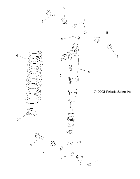 SUSPENSION, REAR SHOCK MOUNTING - R09VH76AX (49RGRSHOCKMTGRR09RZRS)