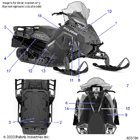 BODY, DECAL, NORDIC PRO - S26AJT8REL (603104)