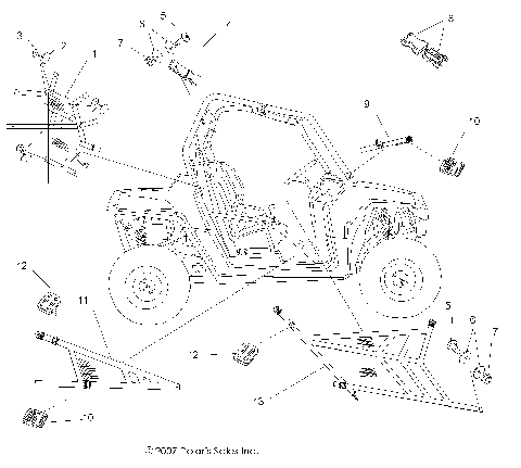 SIDE NETS - R08VH76AD/AG (49RGRNETS08VISTA)