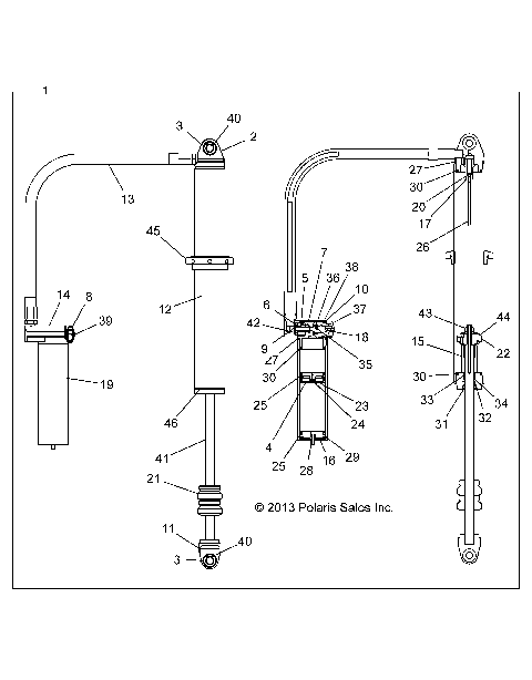 SUSPENSION, REAR SHOCK - Z16VDE99FM/NM (49RGRSHOCKRR7044376)