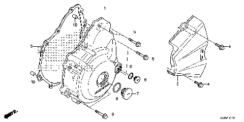 LEFT CRANKCASE COVER
