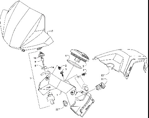 CONSOLE AND INSTRUMENT ASSEMBLY [302785]