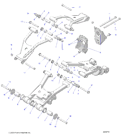 SUSPENSION, REAR CONTROL ARM, MOUNTING - A26SJR57AG (C102781)